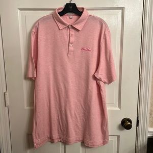 Peter Millar Light Pink Polo Shirt size Large
